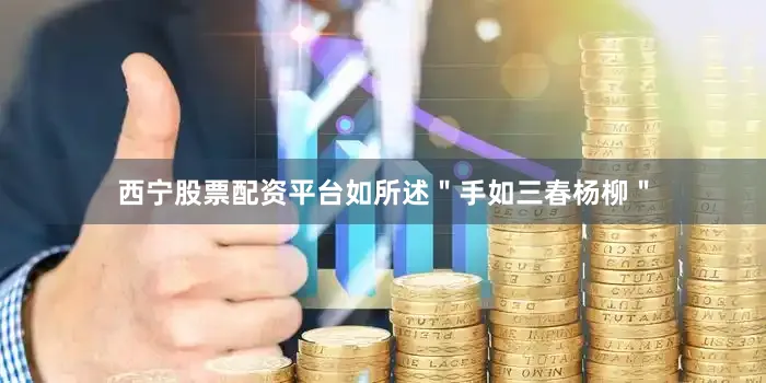 西宁股票配资平台如所述＂手如三春杨柳＂